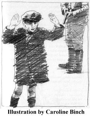 Boy w/ hands in the air