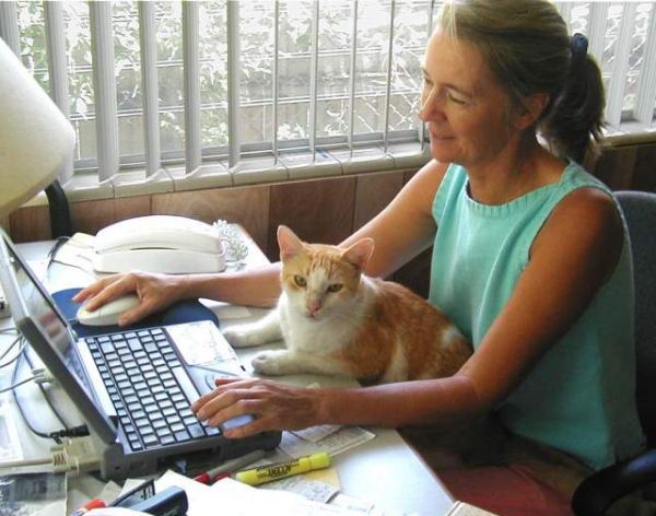 Caesar getting some help with his thesis